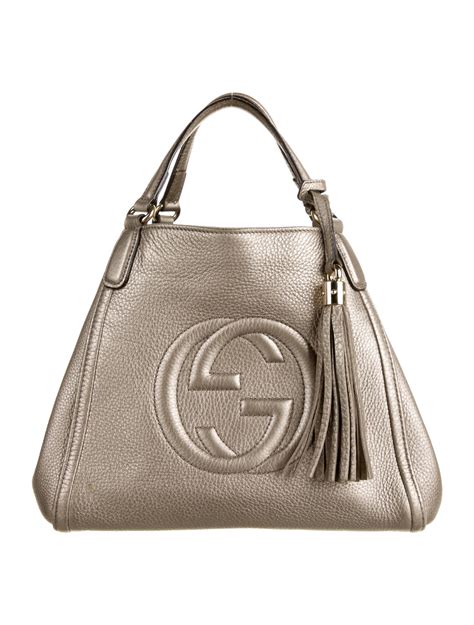 Gucci soho cellarius leather totes